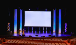 Bilden visar Crusellhallens scen 